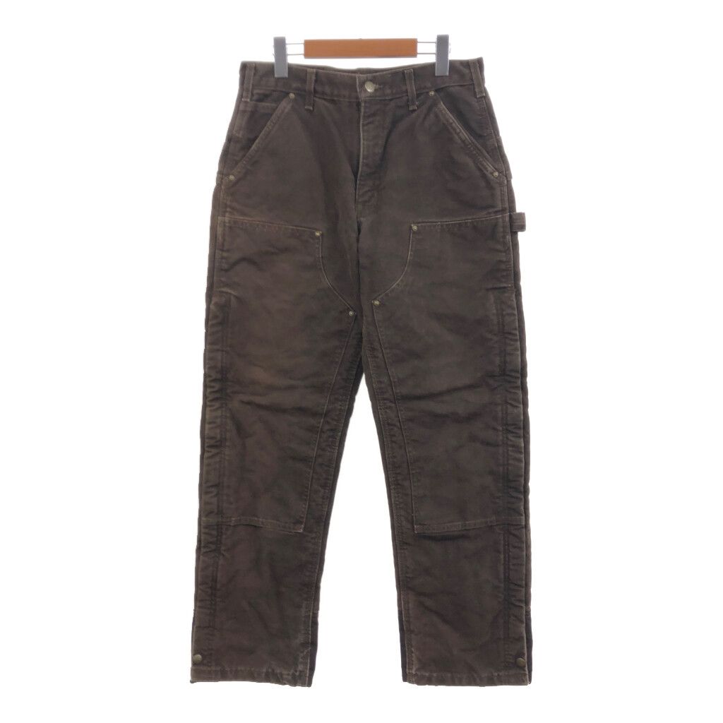 Carhartt カーハート ダック ペインター ワークパンツ ブラウン (メンズ W32 L32) 中古 古着 Q8350