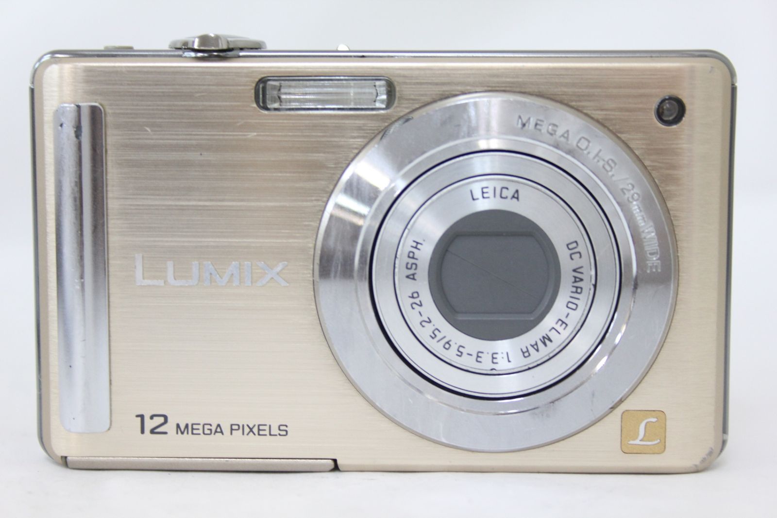 返品保証】 パナソニック Panasonic LUMIX DMC-FS25 ゴールド