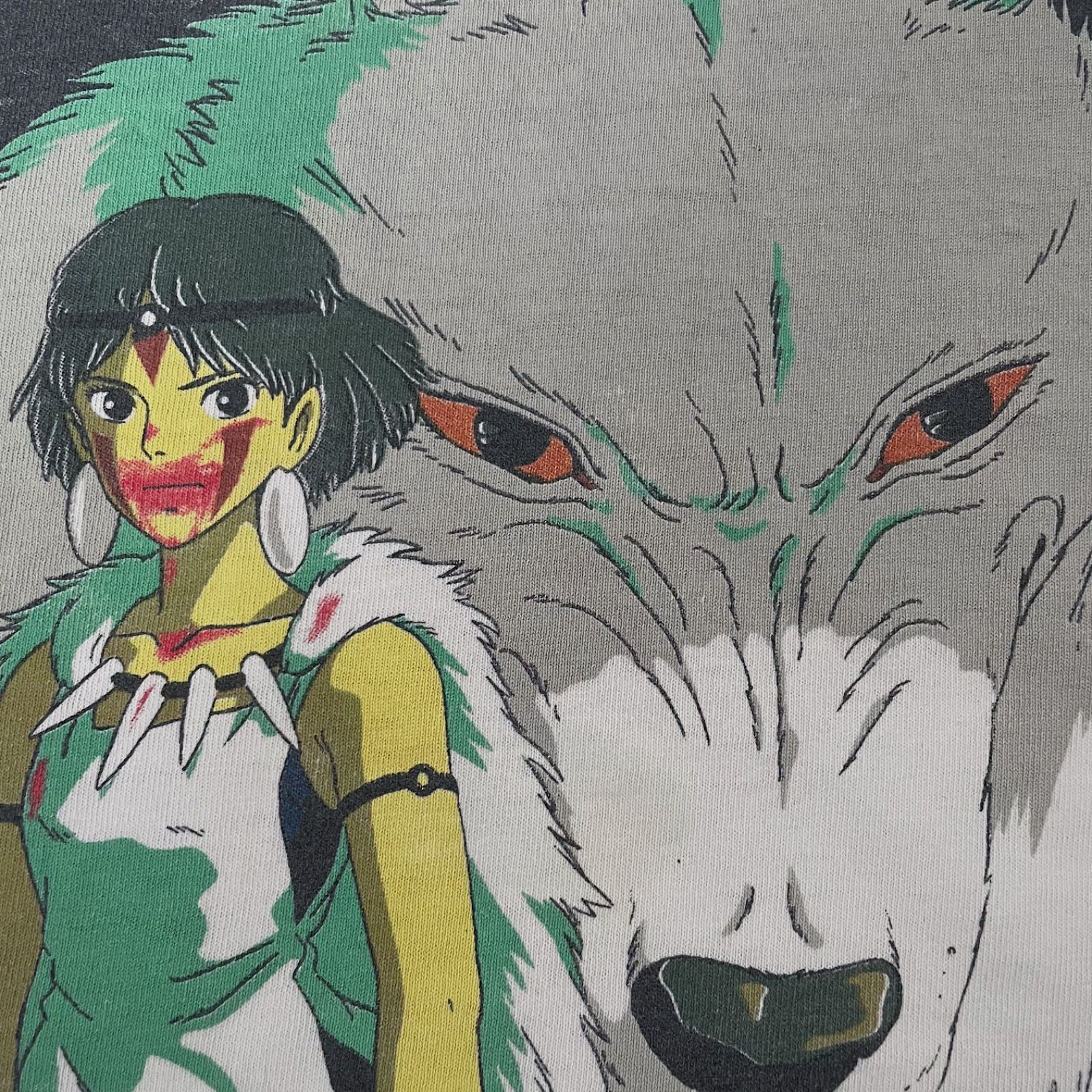90s Tシャツ もののけ姫 ジブリ ナウシカ ヴィンテージ 映画 当時物