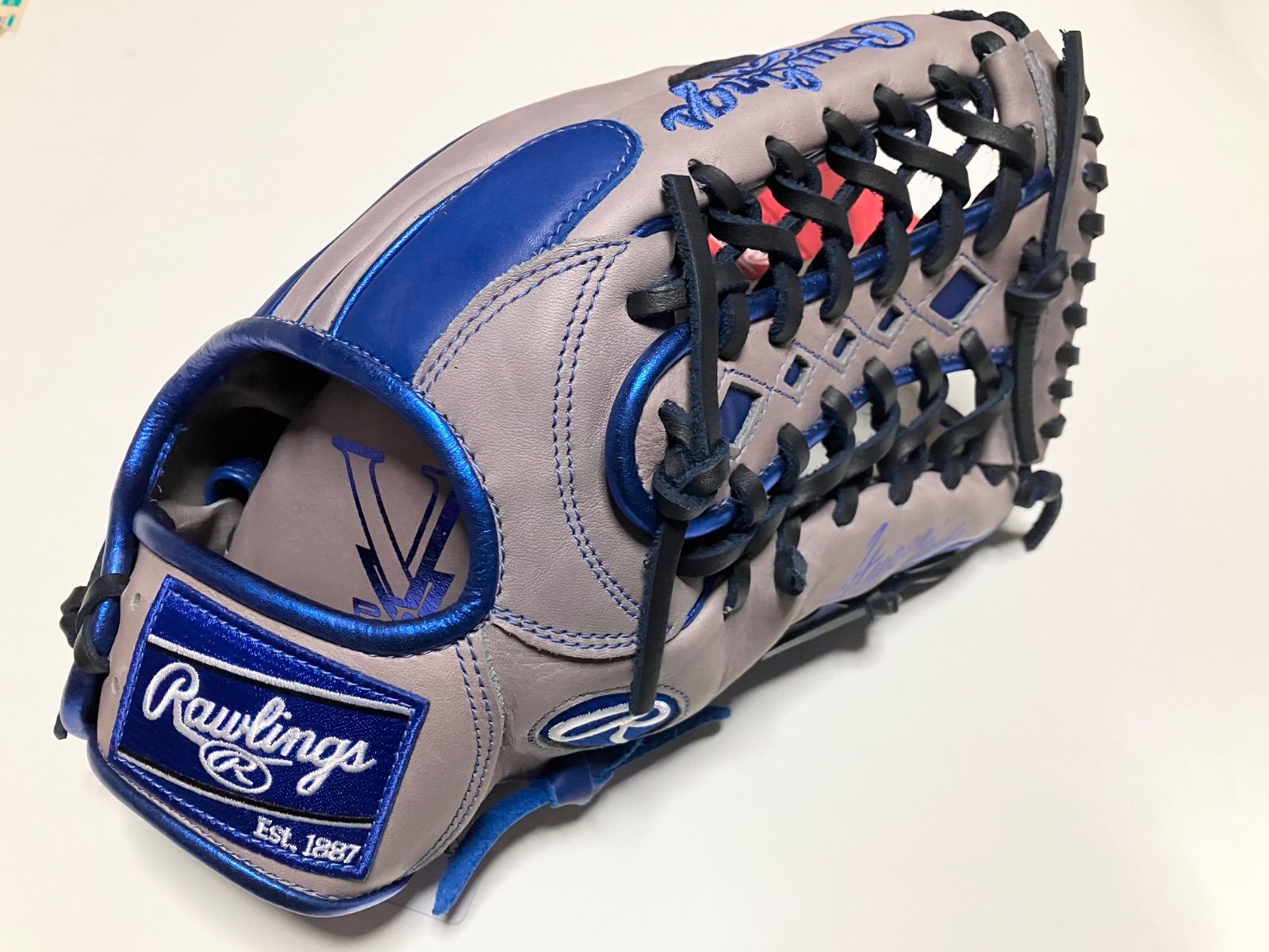 ローリングス 軟式用 グローブ　青　外野手用 HYPER 軟式 HYPER TECH R2G [外野手用] サイズ 12.5 | グラブ