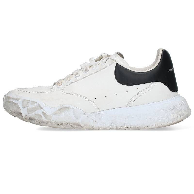 アレキサンダーマックイーン 634619 Court Trainer コートトレーナー レザー スニーカー/ 40 アレキサンダーマックイーン COURT TRAINER 634619 コートトレーナー