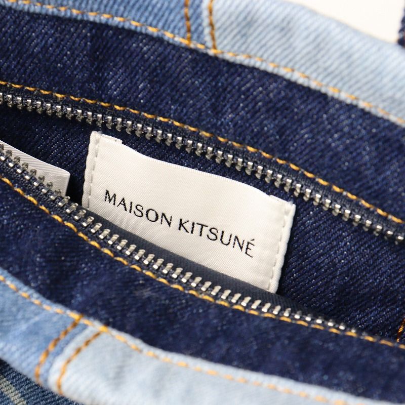 新品 メゾンキツネ Maison Kitsune フォックスヘッド ミニ デニム