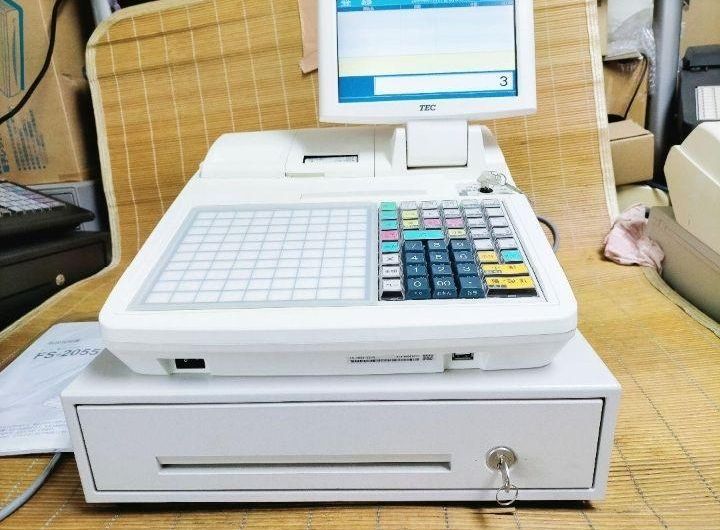 テックレジスターFS-2055-V2店名無料インボイス対応410551