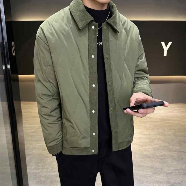 メンズ ファッション 服 男性用 オシャレ シンプル 大人 かっこいい 大きいサイズ ストリート 紳士服 ジャケット スタイル ハイエンド キルティング セカンド コットン 厚手 ジャケット