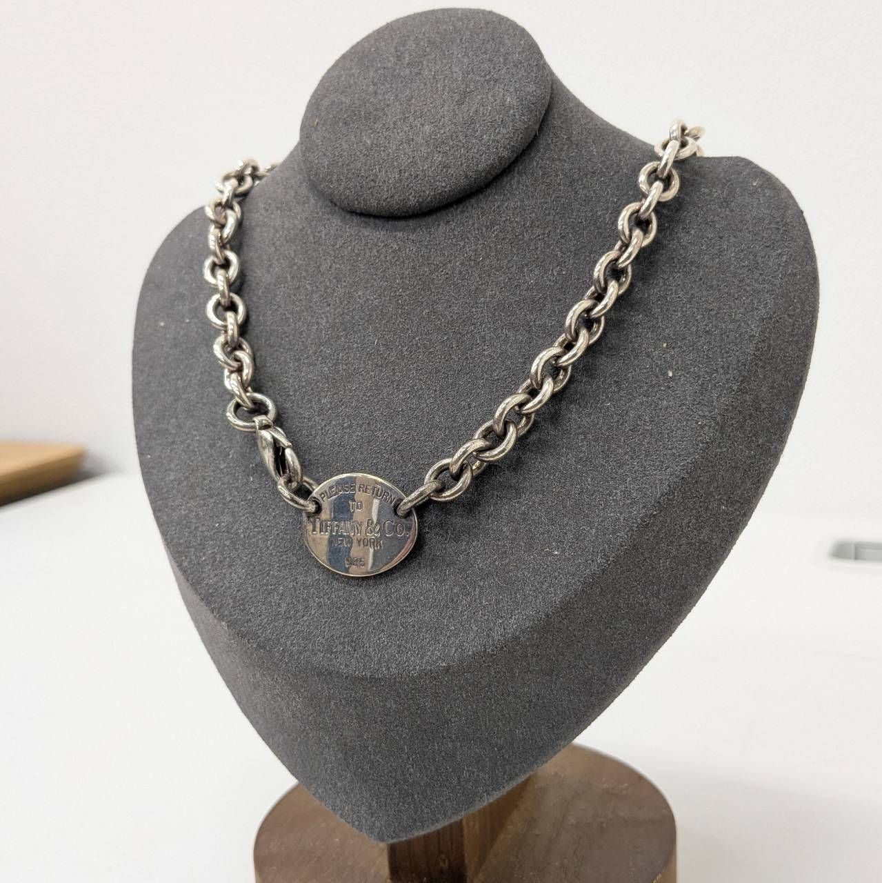 中古品】TIFFANY &CO ティファニー リターントゥ チェーンネックレス