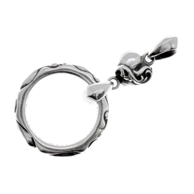 クロムハーツ スクロールラベル　ネックレス　トップ CHROME HEARTS クロムハーツ Chrome Hearts ネックレス チェーン