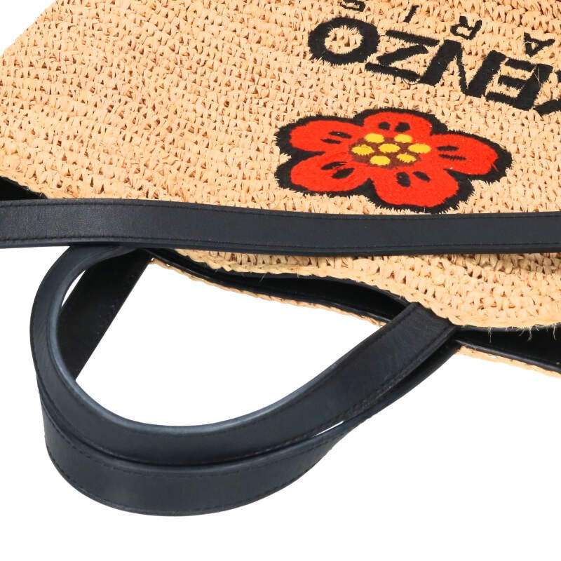 ケンゾー FD52SA560F02 Boke Flower Medium Shoulder Bag ボケフラワーラフィア2WAYトートバッグ レディース DECORATOM_COM_BR