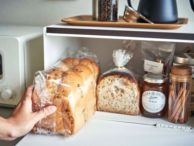 tower ブレッドケース ホワイト 山崎実業 ブレッドケース おしゃれ かわいい パンケース パンカバー キッチン収納 大容量 調味料ケース 調味料ラック