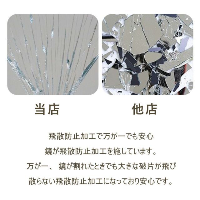 全身鏡 姿見 おしゃれ スタンドミラー 160×60cm 玄関 おしゃれ