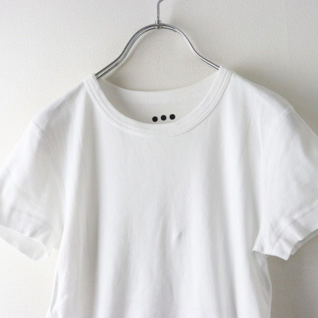 超安い USA製 ベーシック半袖Tシャツ コットン dots three スリードッツ トップス