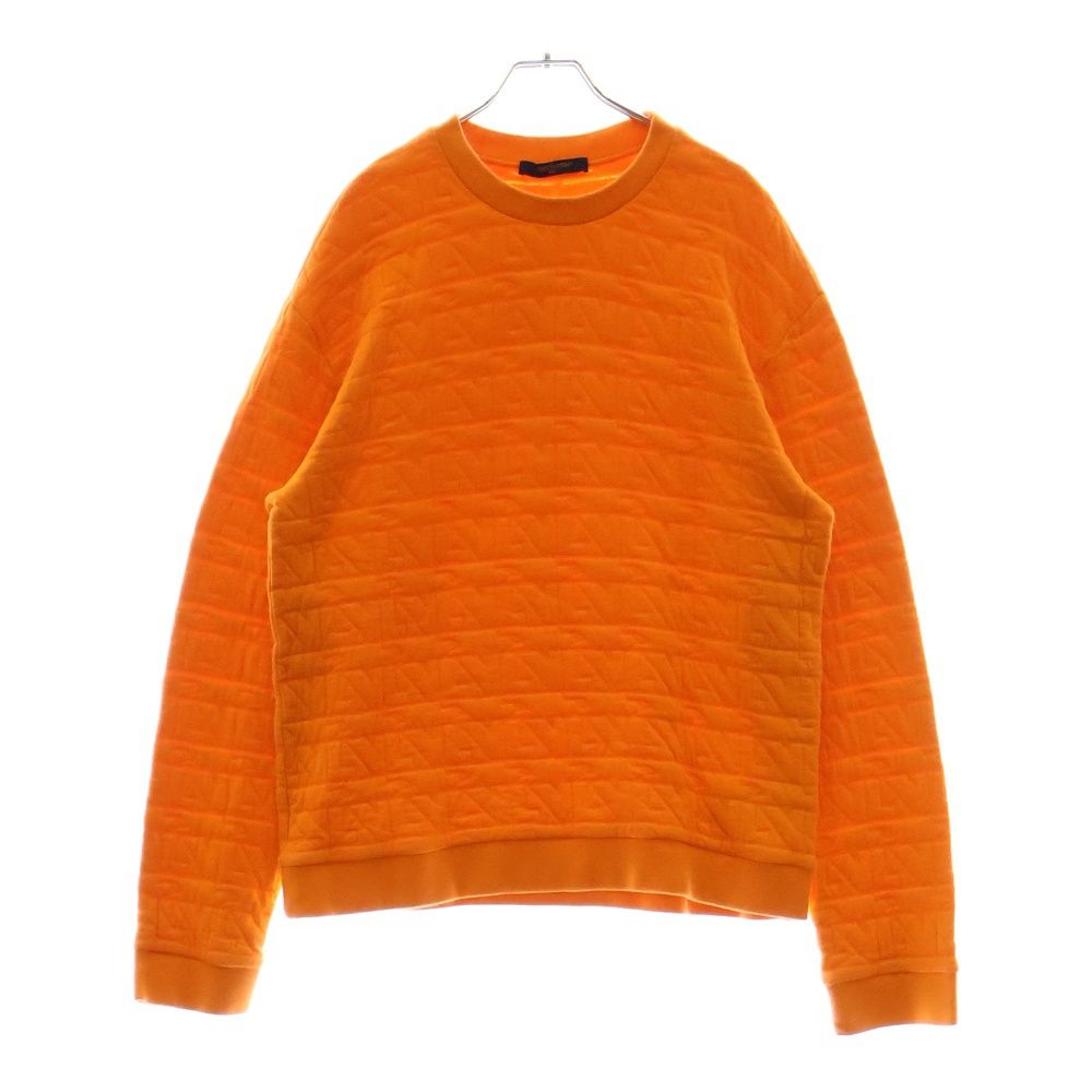 LOUIS VUITTON ルイヴィトン 23SS LVステッチクルーネックスウェット スウェットトレーナー RM231M TK7 HOY33W オレンジ