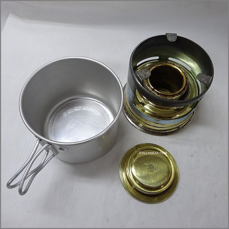 1960年代 東京TOP 安い クッカー アルコール バーナー Aluminum Pot & Spirit Burner Vintage ストーブ  アルスト 真鍮製
