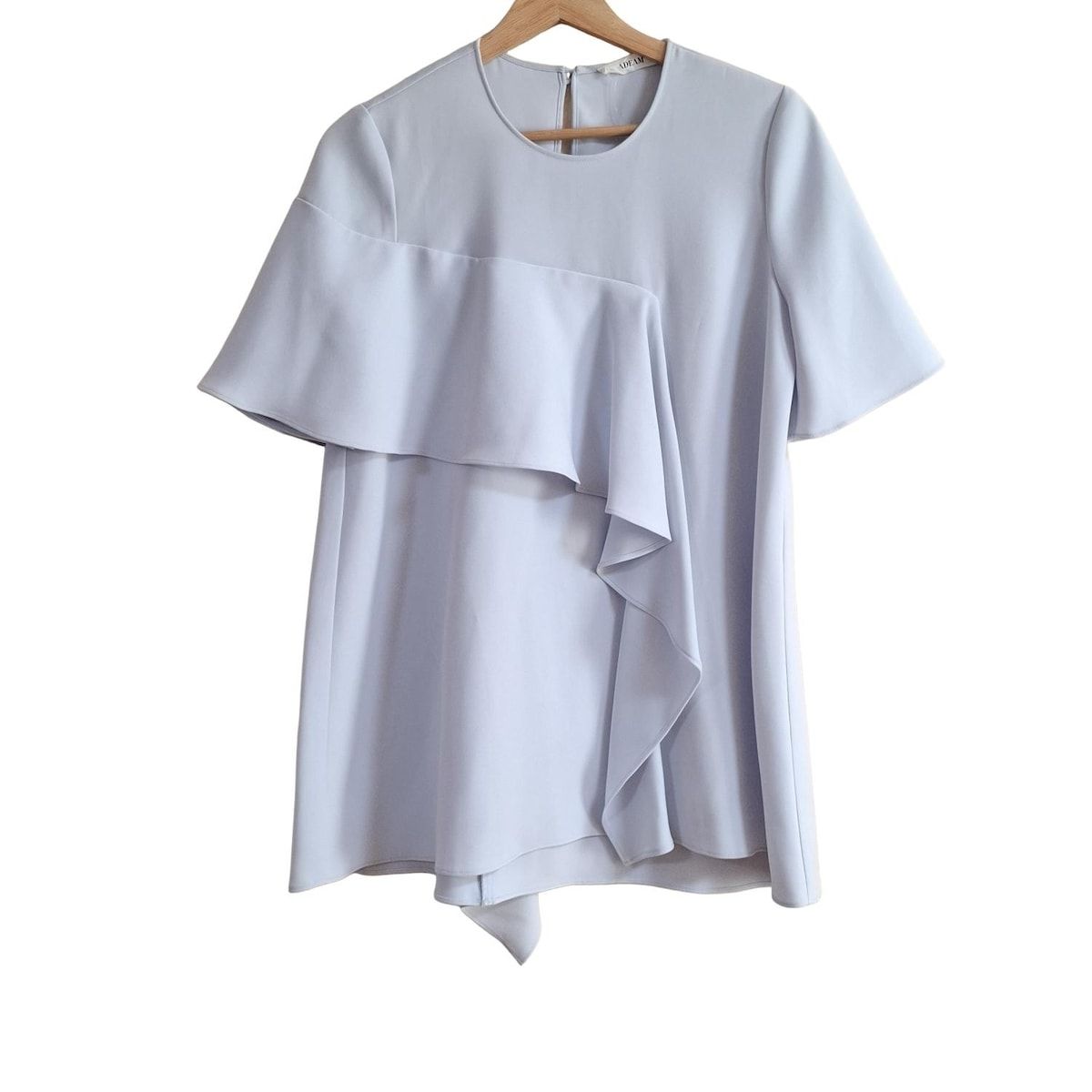 ADEAM*アディアム　フリルカットソー　Tシャツ　ブラウス　XS ADEAM(アディアム) 半袖カットソー サイズ0 XS レディース美品