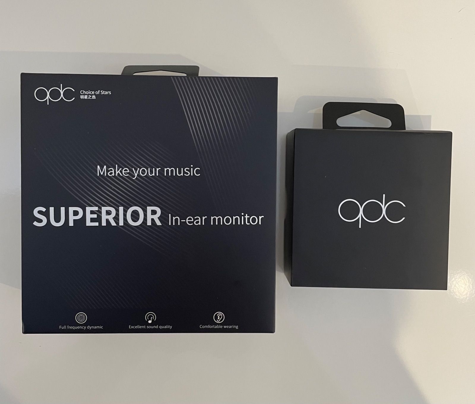 qdc superior イヤホン4.4mmプラグ付 ブラック K828