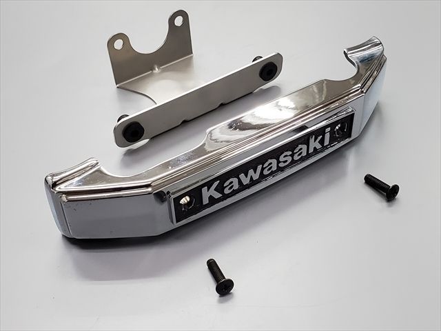 R様ページ ゼファー400/χ/750 メッキフロントエンブレム(取付ステイ付き) 9322