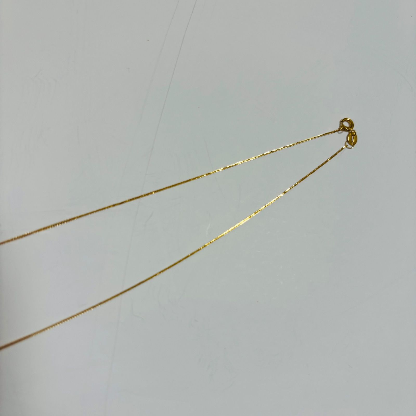 ゴールド チェーン ネックレス 18k 18金 ターラント AU750 地金 45 
