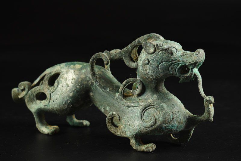 蔵A4388】中国古美術 青銅龍置物 幅21cm 2025年最新】Yahoo