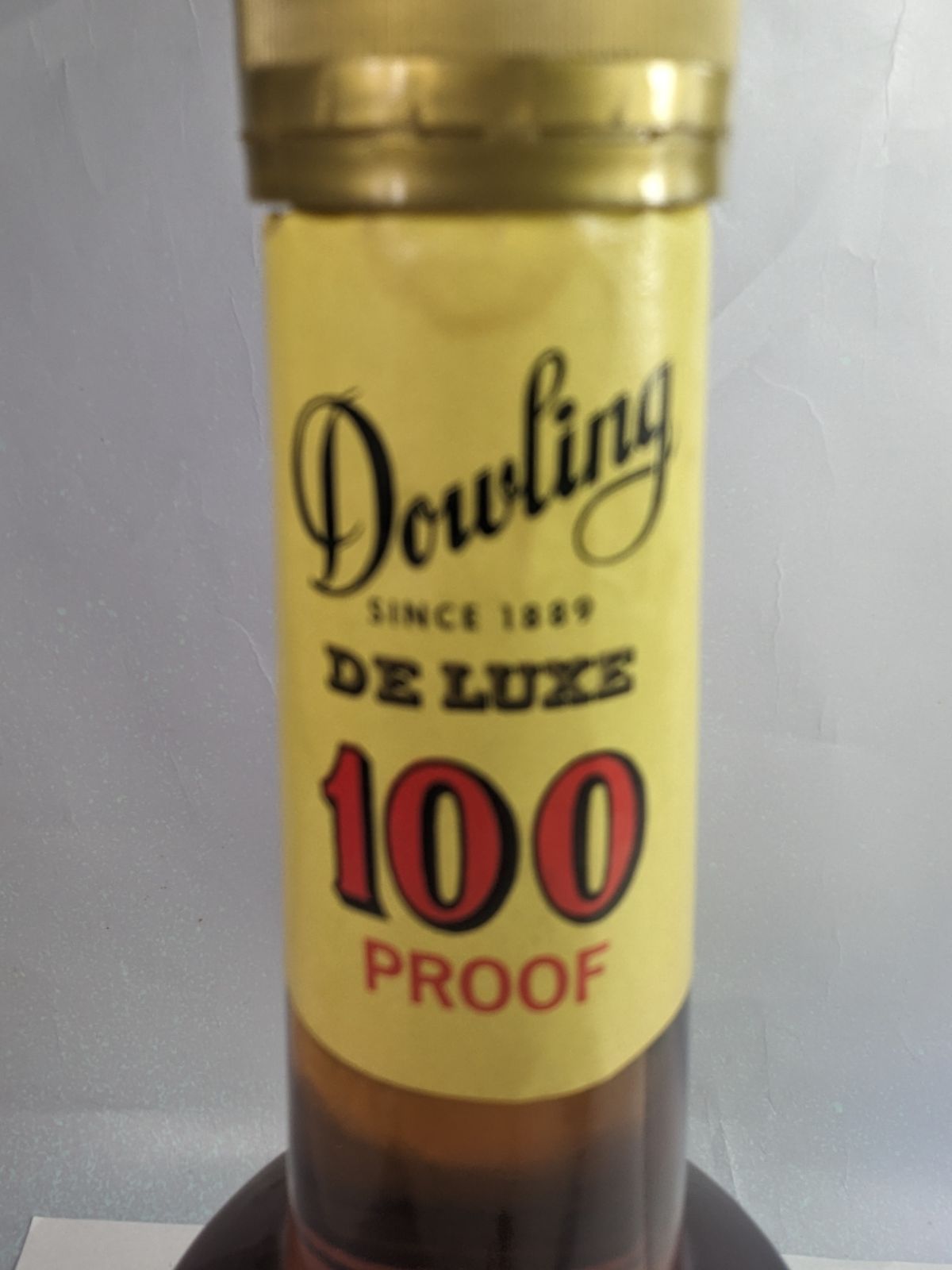 Dowling De Luxe 100 プルーフ バーボンウイスキー　古酒 Dowling De Luxe 100 プルーフ バーボンウイスキー古酒