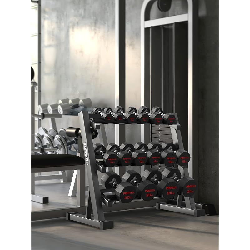 Pay スポーツ PROIRON 鋼 ダンベル だんべる 20kg 1個 鉄アレイ ﾀﾞﾝﾍﾞﾙ