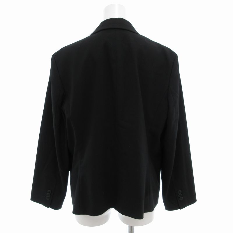 極美品 UNIQLO スーツ セットアップ L ブラック ジャケット パンツ ユニクロ UNIQLO スーツ セットアップ ストレッチテーラード