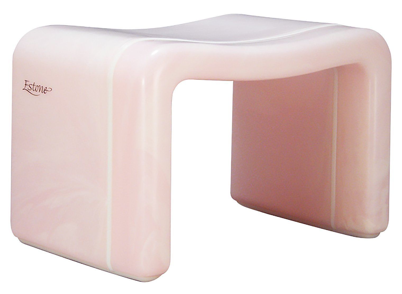 Color ピンク シンカテック 角型 風呂椅子 MX Estone エストーネ
