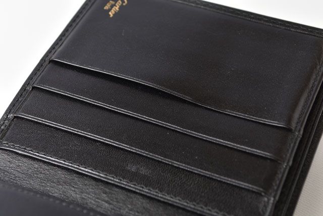 カルティエ 財布 メンズ 折財布 レザー ブラック - メルカリ