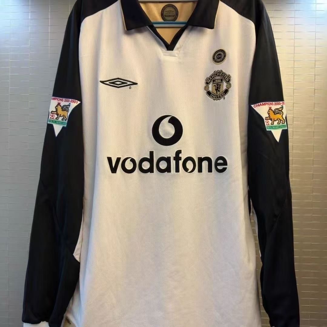 マンチェスター・ユナイテッド 100周年 ユニフォーム 長袖 サッカー ベッカム マンチェスターユナイテッド 100周年記念 ユニフォーム 長袖