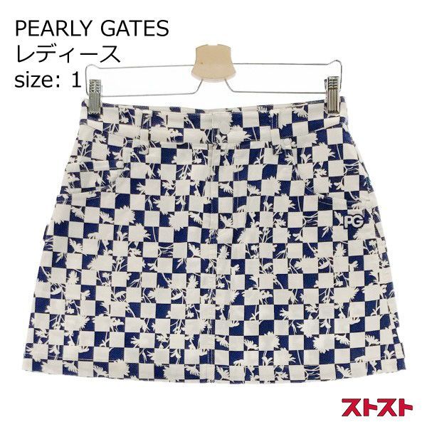 PEARLY GATES パーリーゲイツ 30周年 ストレッチスカート 総柄