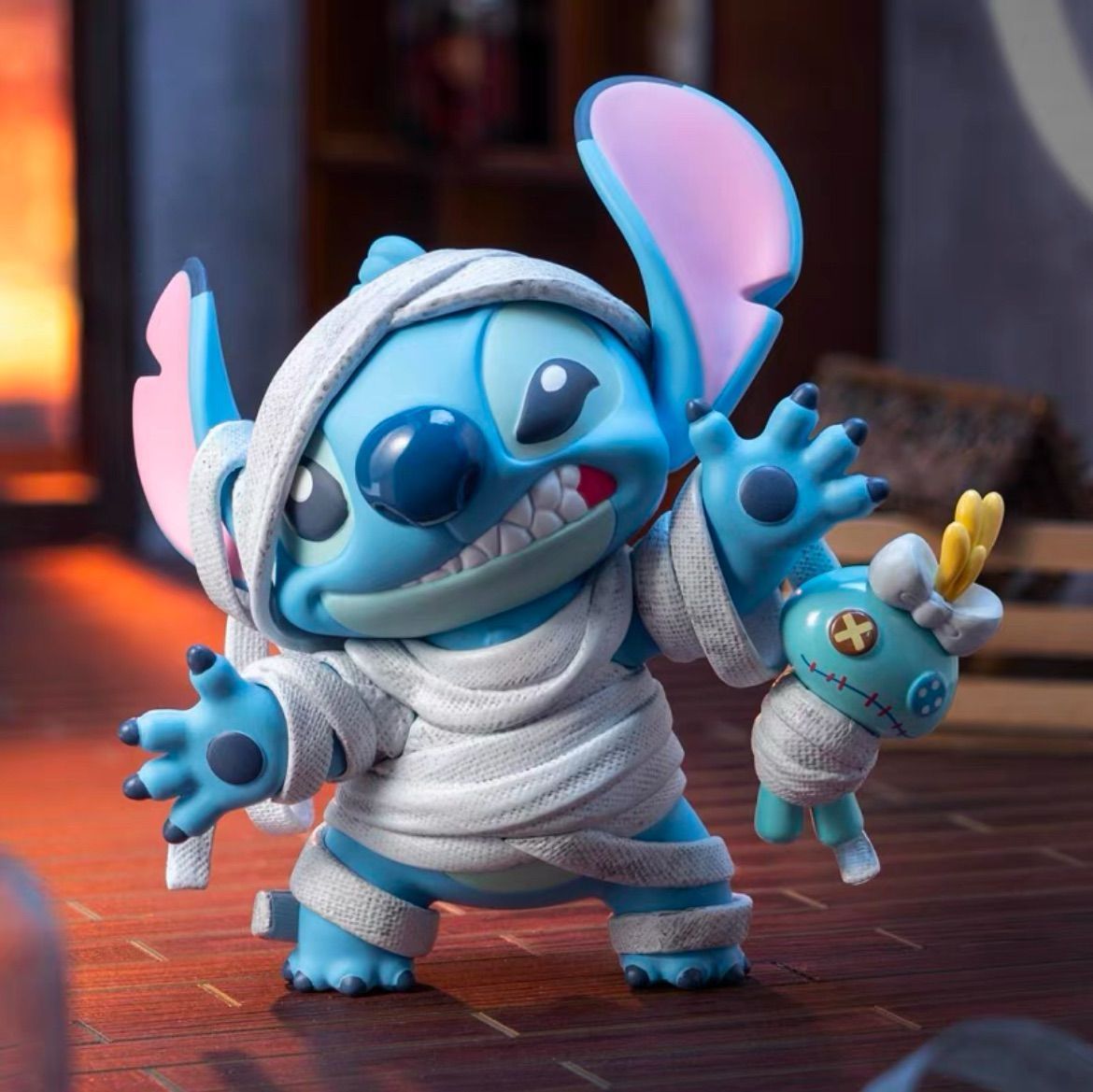 開封済】Disney x TOPTOY Stitch スティッチ “史迪奇萌??” “ 運動中の