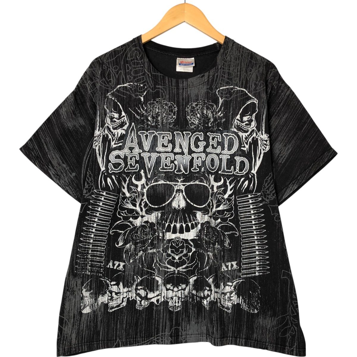 古着 ヘインズ Hanes AVENGED SEVENFOLD アヴェンジドセヴンフォールド バンドTシャツ バンT メンズXL相当|eaa556896
