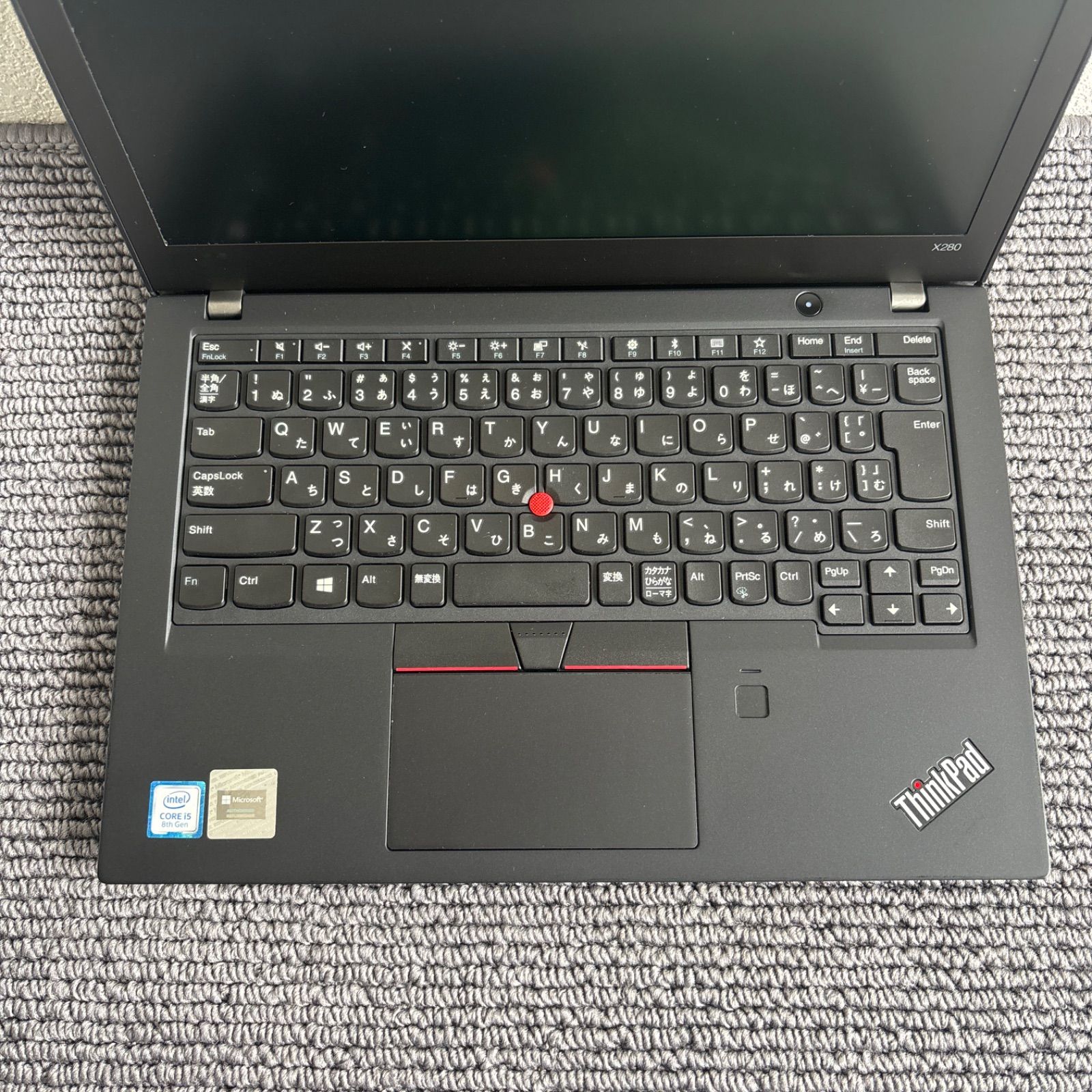 Lenovo ThinkPad X280 i5-8250U メモリ8GB 割引 SSD 256GB Win11 指紋