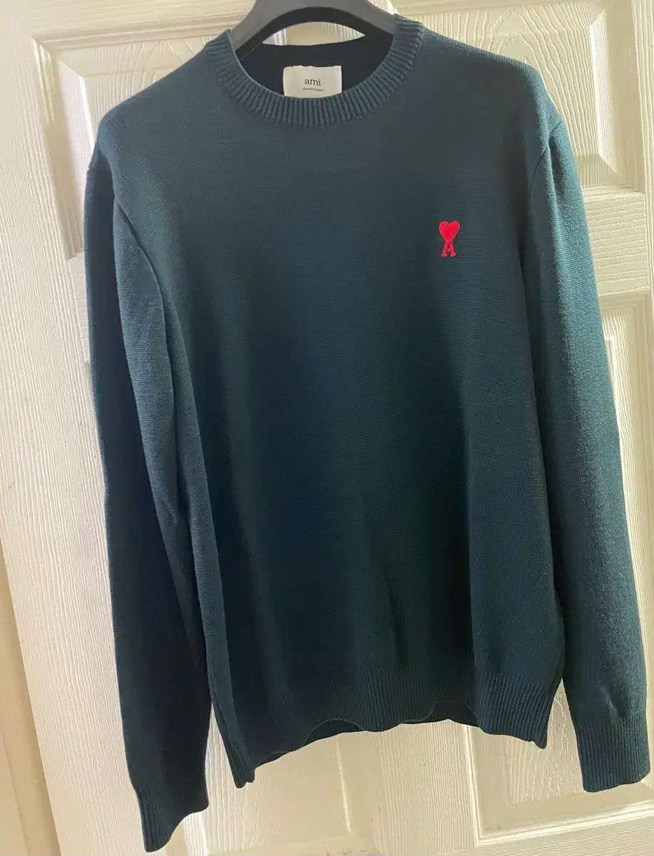 Ami Paris ニット AMI Paris インターシャ セーター | ホワイト