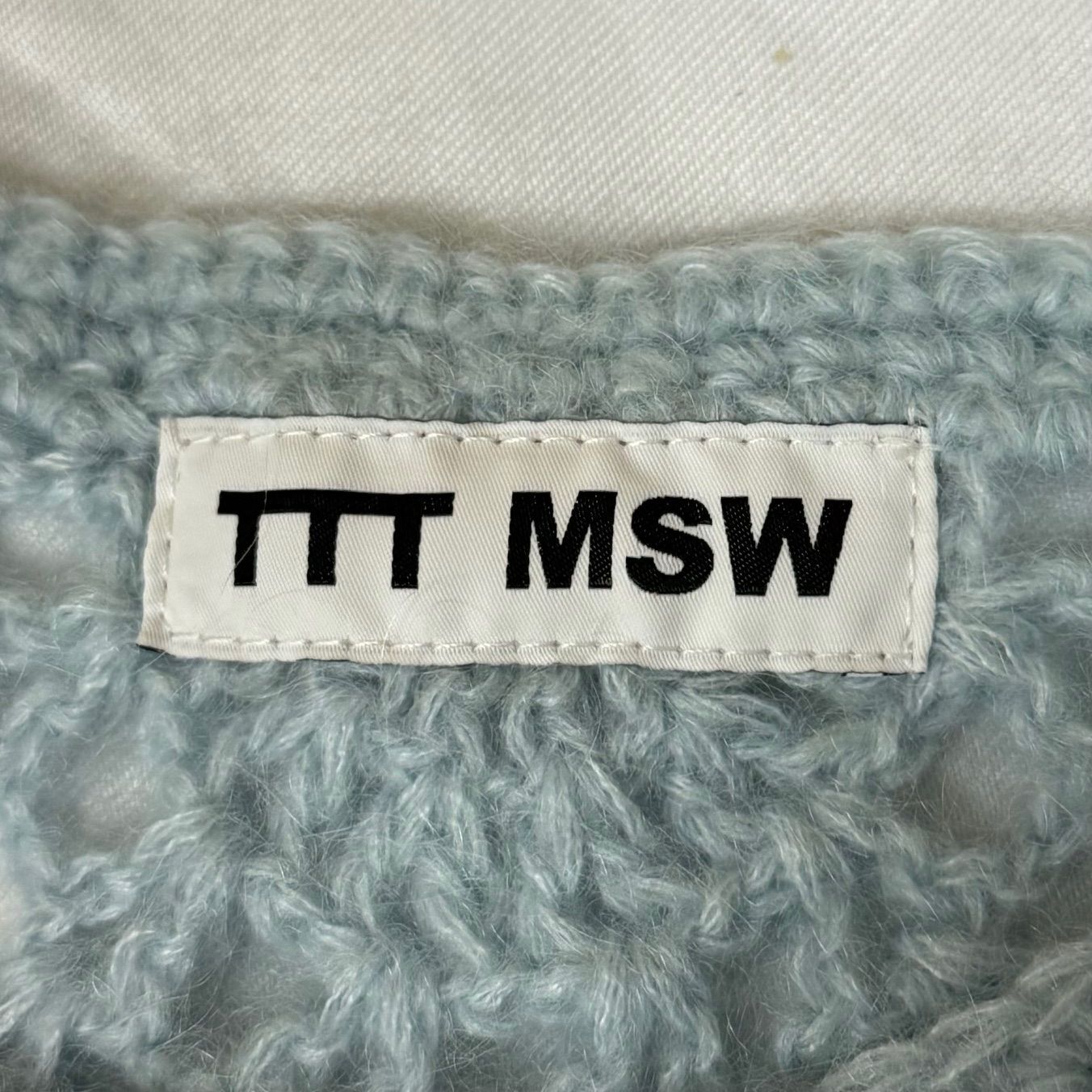 定価63800円 新品 TTT_MSW 23SS Spider Handmade Knit