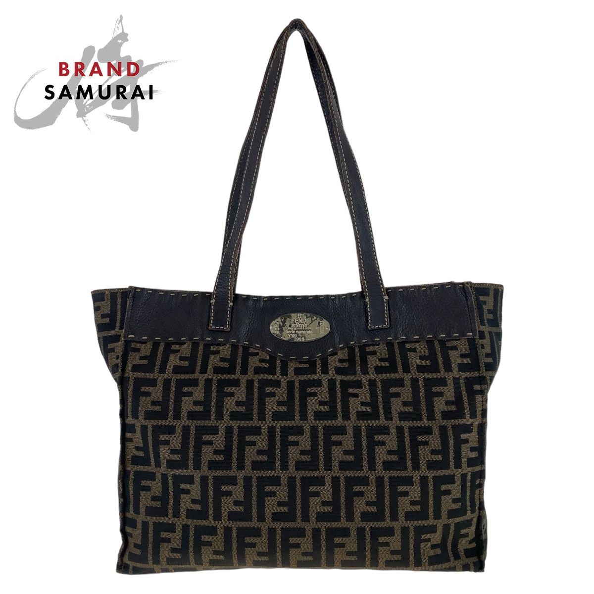 FENDI フェンディ ズッカ トートバッグ ブラウン 【公式通販】