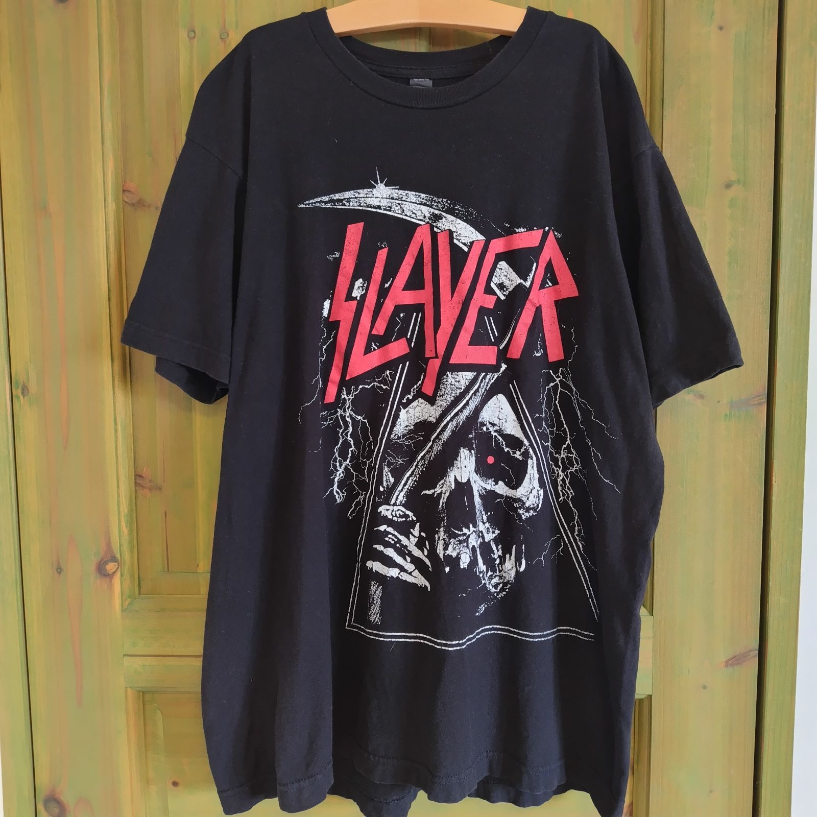 SLAYER スレイヤー Tシャツ バンドTシャツ スカル ドクロ 髑髏 死神 骸骨 ガイコツ メタル - メルカリ