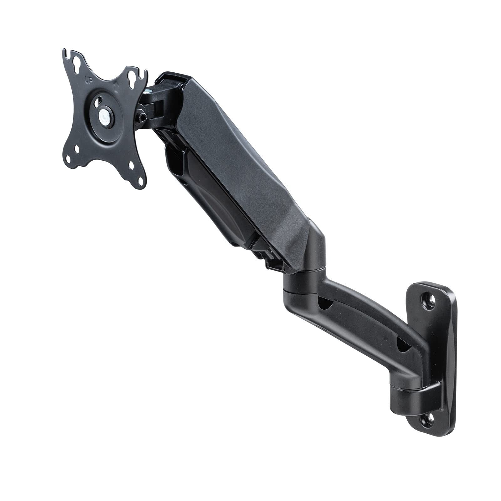 イーサプライ モニターアーム 壁掛け 3関節 32インチ目安 耐荷重2-8kg ガススプリング式 上下 左右 前後 回転 VESA EEX-TVKA018 [3関節]