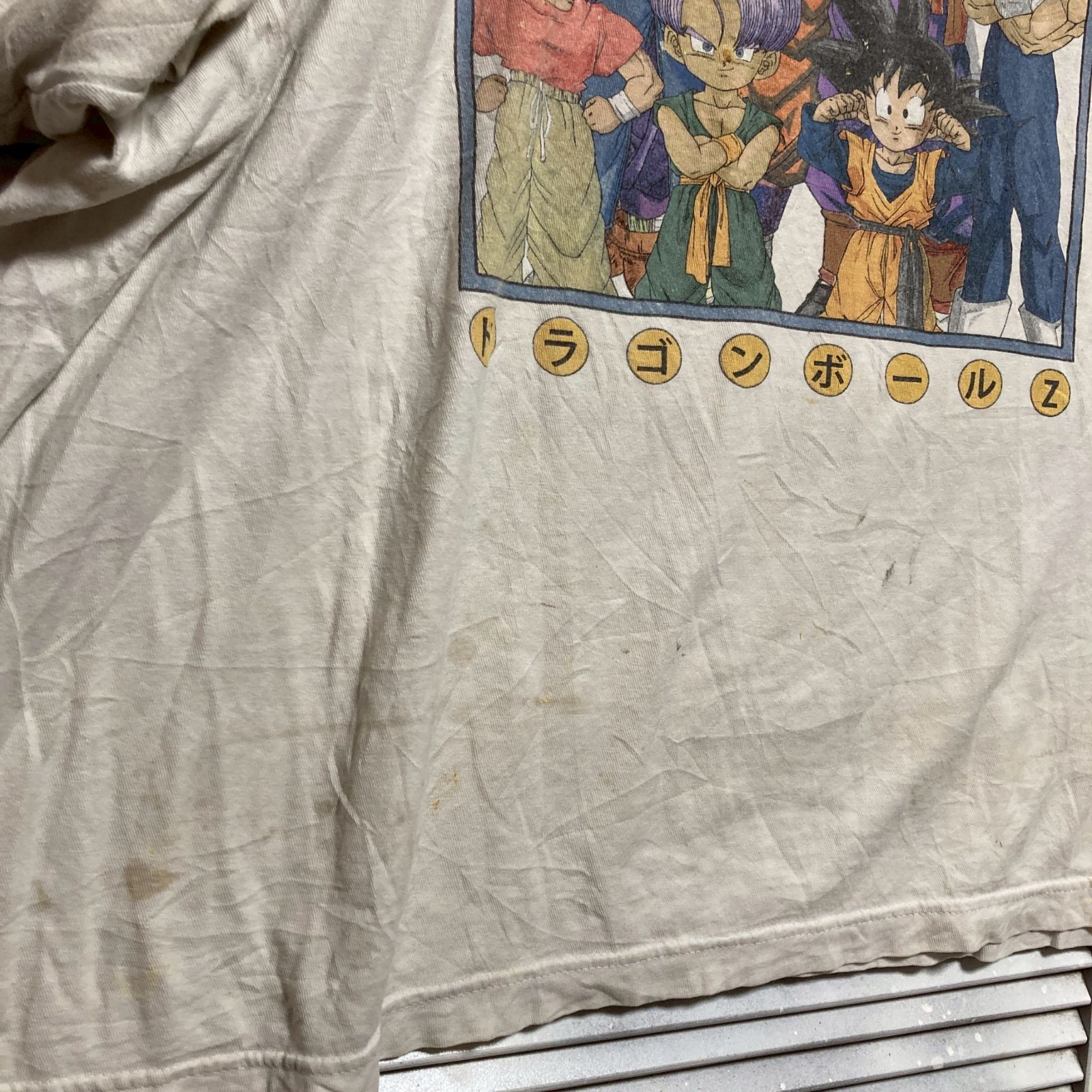 BHDI アニメ Tシャツ ビンテージ 古着 白 ドラゴンボール Z 悟空 