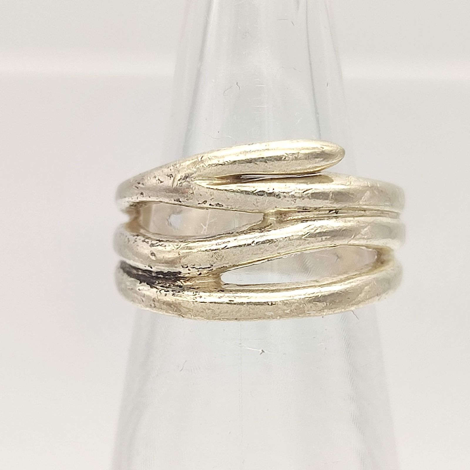美品】デザインリング SILVER シルバー925 8号 - メルカリ