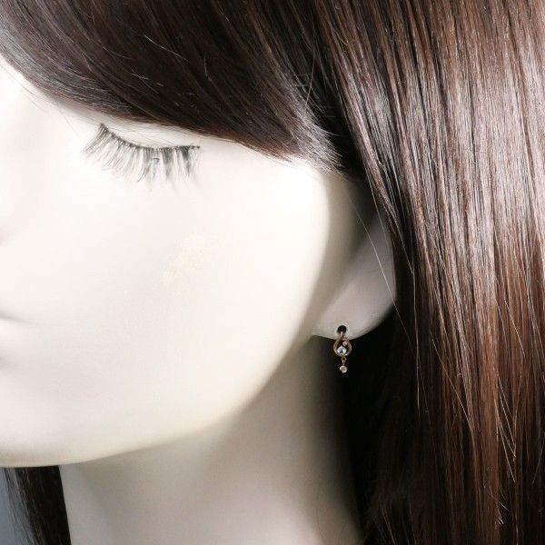 カナル4℃ K10PG ピアス 人工石 ジルコニア 総重量約0.4g - メルカリ カナル4℃ K10PG ピアス 人工石 ジルコニア 総重量約0.4g - メルカリ