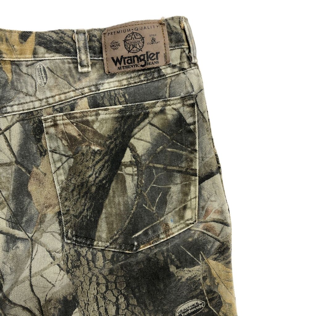 00年代 Wrangler ラングラー リアルツリーカモ ダブルニー ハンティングパンツ メンズ W36 L30 古着 V6402 KIN-KAAI_COM