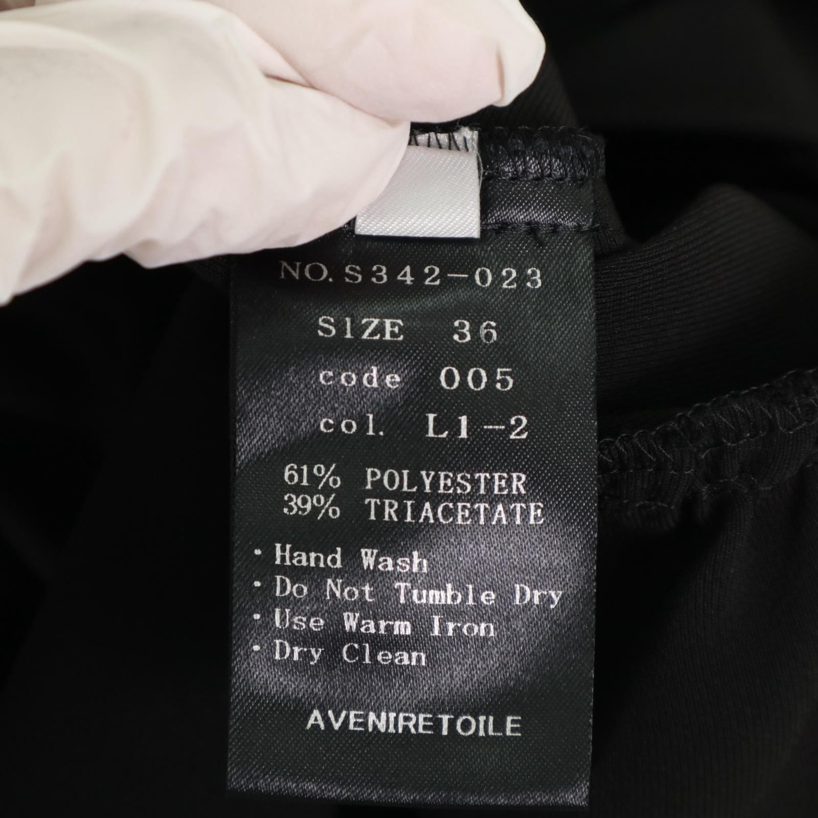 AVENIRETOILE ダブルクロスティアードブラウス