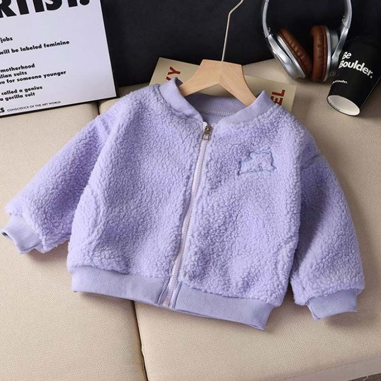 キッズ もこもこ 通学 ジャケット ボアジャケット キッズ服 アウター 