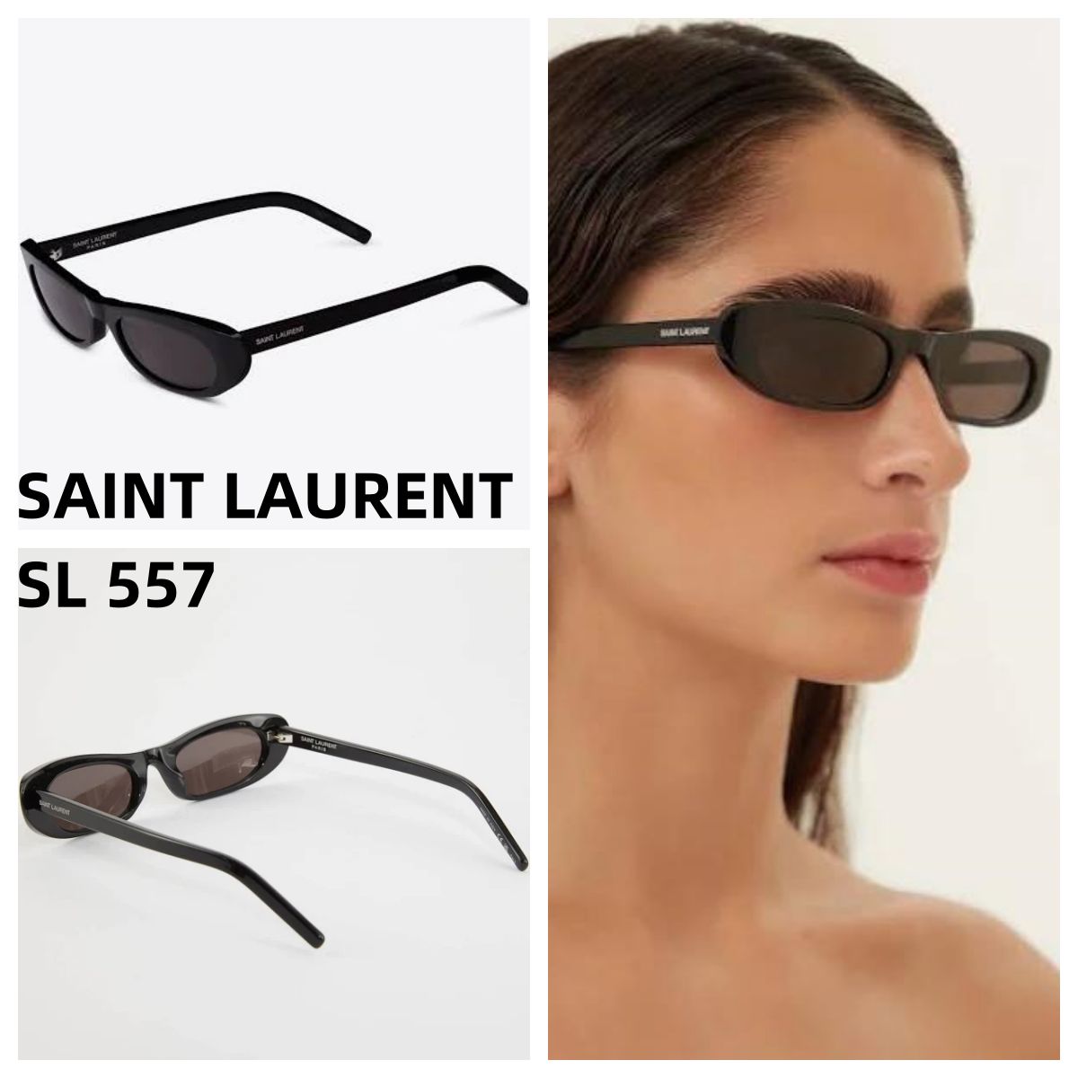 未使用 SAINT LAURENT SL 557 BLACK サングラス 常田大希 着用 男女 