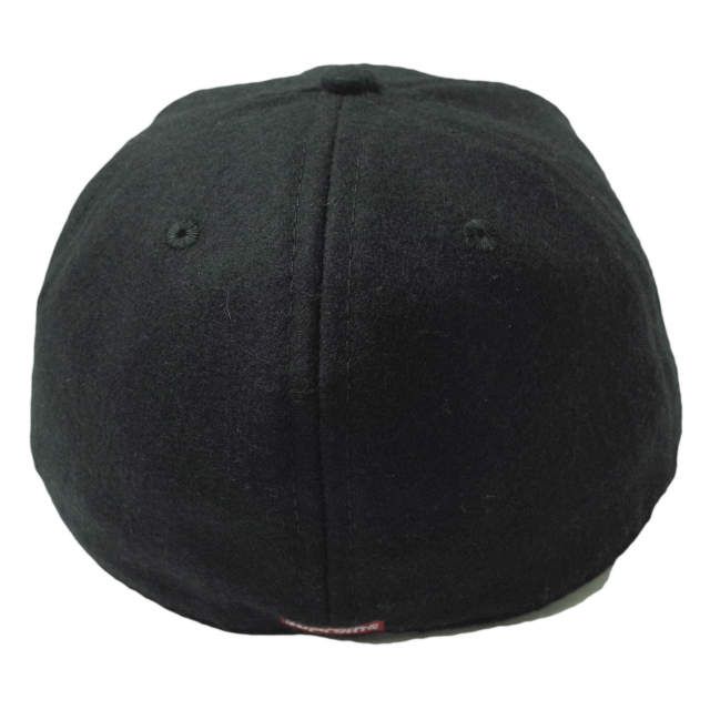 SUPREME シュプリーム 23SS アメリカ製 Ebbets S Logo Fitted 6-Panel エベッツSロゴ6パネルキャップ 71/2  Black WEEK1 Ebbets Field Flannels ベースボールキャップ 帽子 s18356