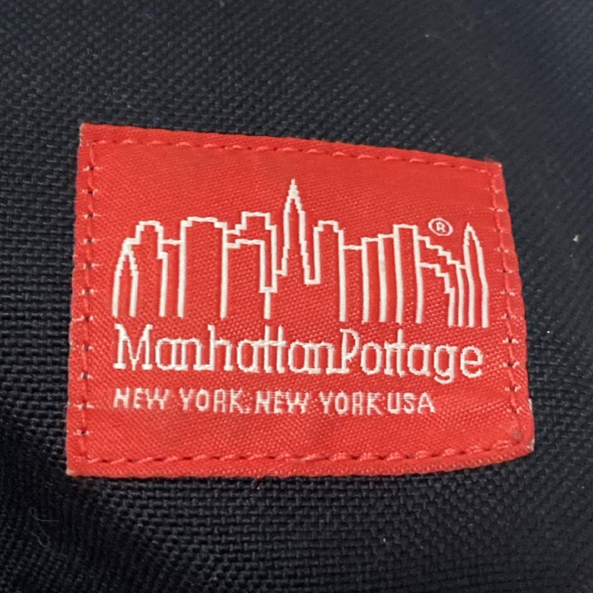 Manhattan Portage(マンハッタンポーテージ) ショルダーバッグ - 黒×白×マルチ 花柄/Chesty ナイロン×合皮