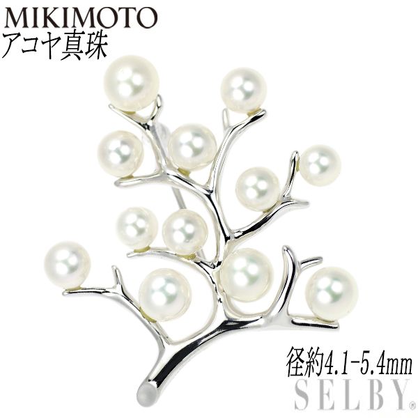 MIKIMOTO アコヤベビーパールブローチ SV MIKIMOTO ペガサスモチーフアコヤベビーパールブローチ K18 SV