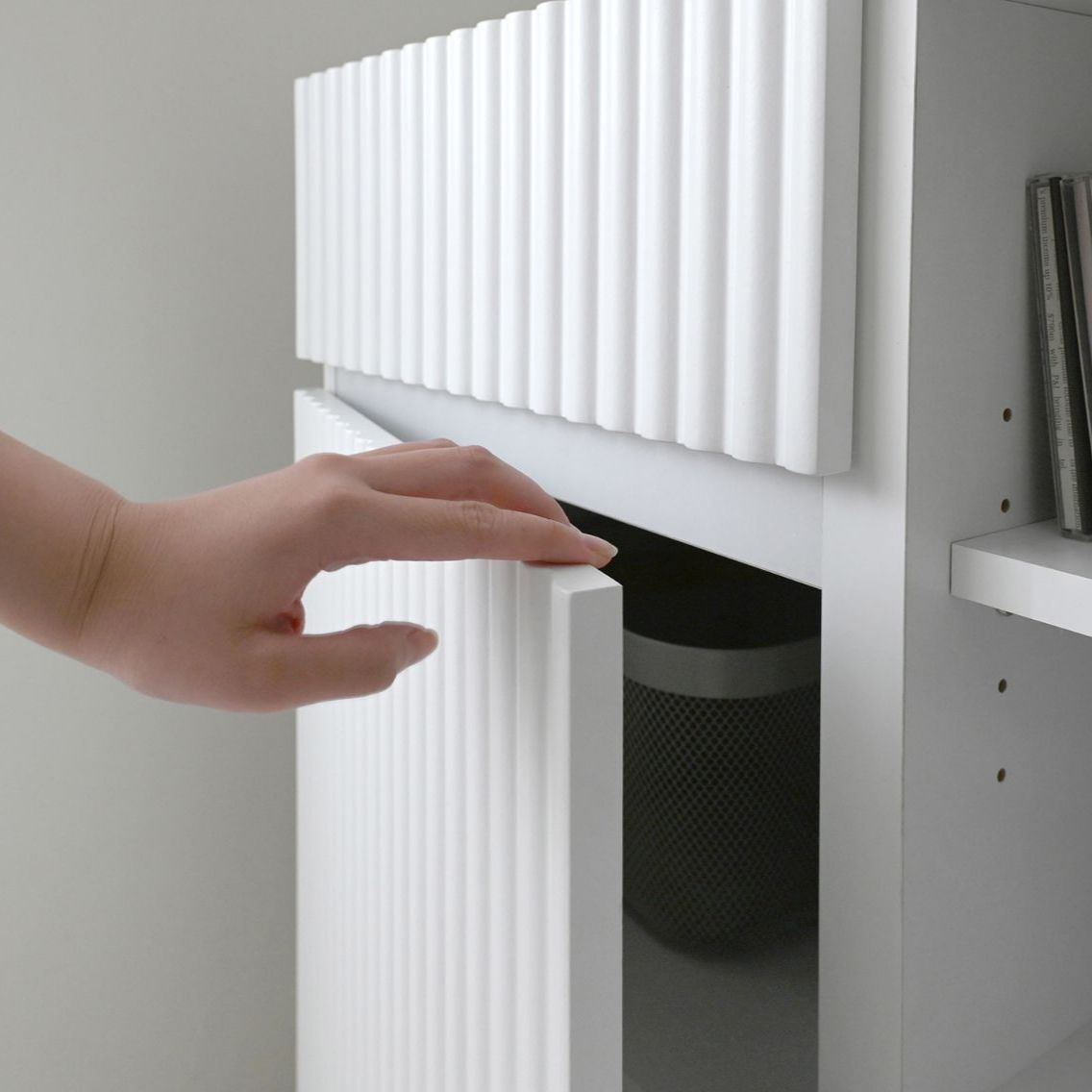 マルチ収納 デザイン キャビネット 幅89cm リビング収納 収納家具 チェスト 1人暮らし 姫系 MARWIL-DEMENAGEMENTS_CH