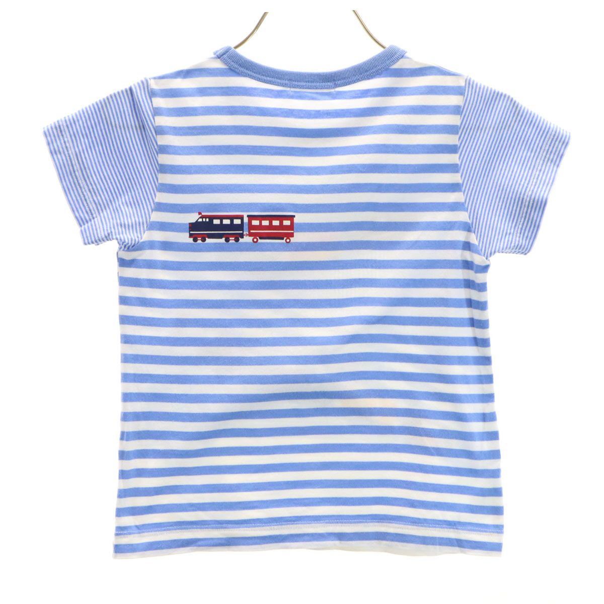 【新品未使用】ファミリア　Tシャツ　110 電車 新品 ファミリア おはなしTシャツ 新幹線 乗り物 100｜Yahoo