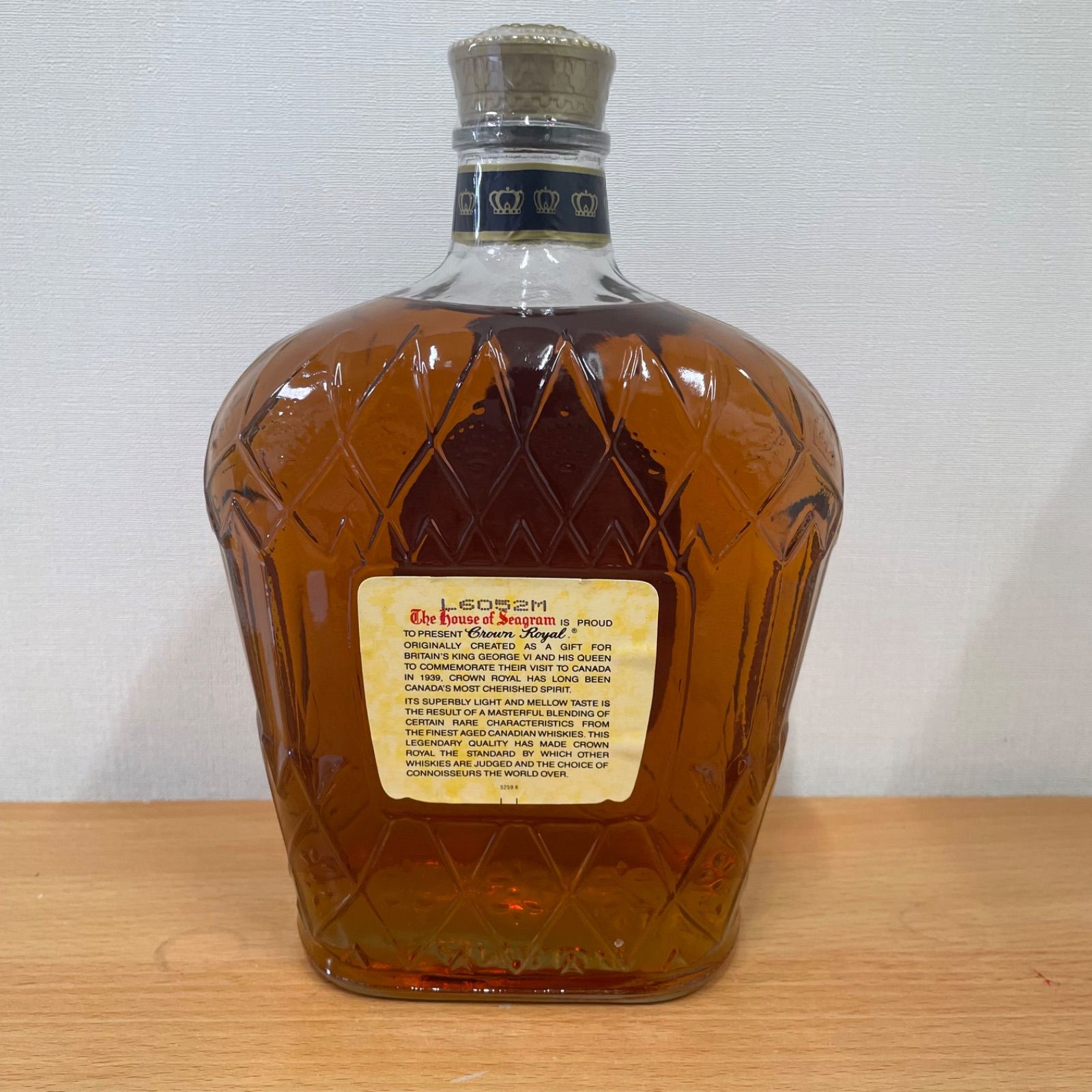 □【未開栓】Crown クラウンローヤル カナディアンウイスキー 1000ml