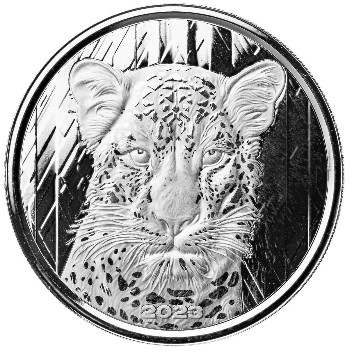 保証書・カプセル付き] 2023年 (新品) ガーナ「アフリカのヒョウ・レオパード」純銀 1オンス 銀貨 - メルカリ
